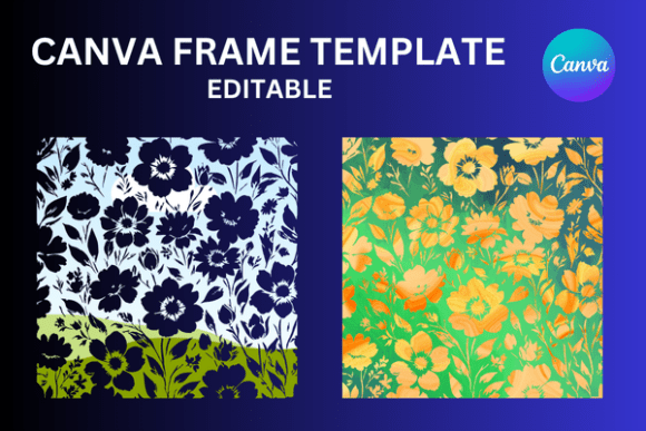 Designing with Nature: How to Use a Wildflowers Seamless Pattern Canva Frame