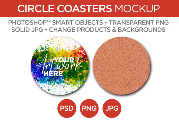 Designing with Precision: The Ultimate Guide to the Circle Coaster Mockup Template
