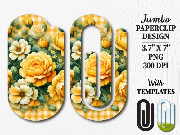 Integrating the Rose Flower Gingham Jumbo Paperclip into Modern Craft Workflows