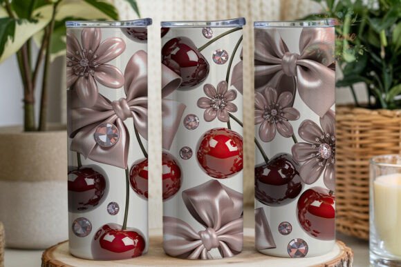 Luxury Cherry Bows 20oz Tumbler Wrap: A Guide to Elegance in Every Sip