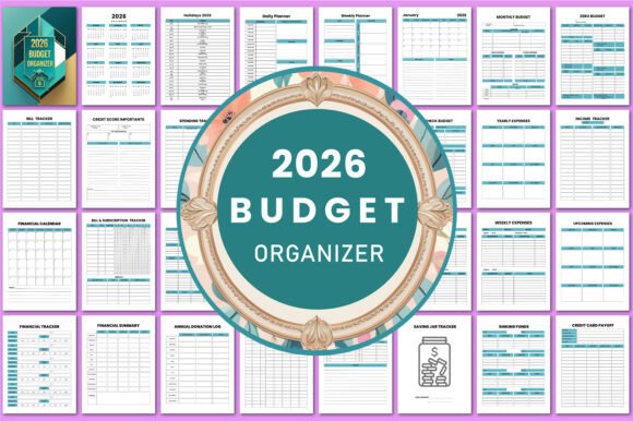 Master Your Finances with the 2026 Budget Organizer KDP Interior