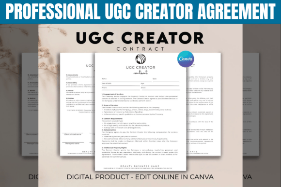 Professional UGC Creator Agreement: A Practical Tool for Streamlining Your Business