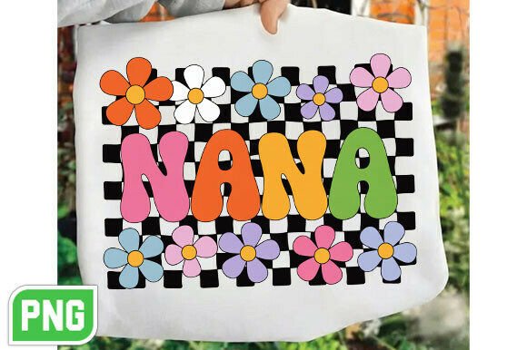 Retro Floral Nana Checkered Coquette Png: A Practical Asset for Vintage-Inspired Design