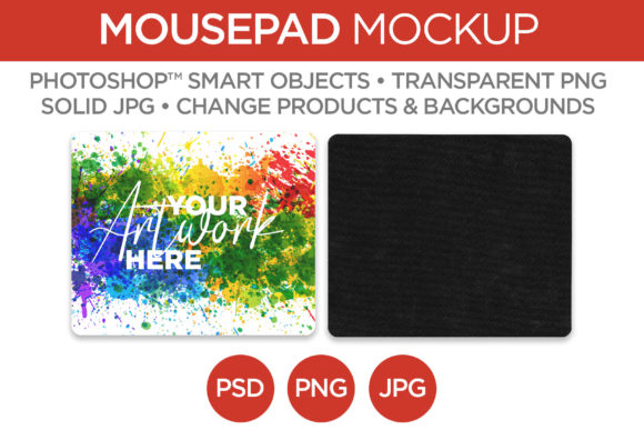 Streamline Your Design Process with a Professional Mousepad Mockup Template