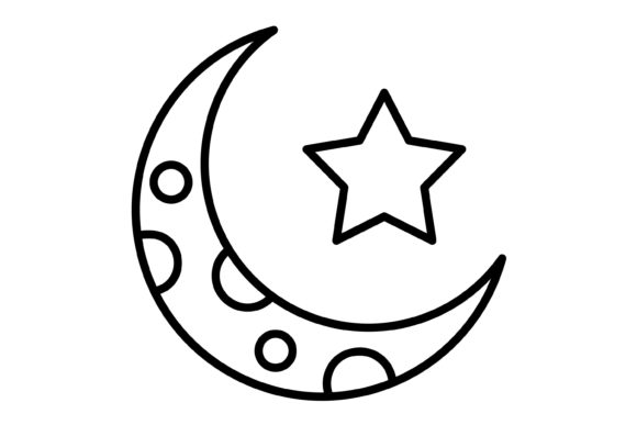 Streamlining Design Workflows with the Crescent Moon Outline Icon Set