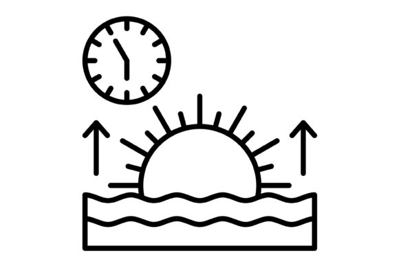 Sunrise Outline Icon: A Versatile Visual Asset for Modern Creators
