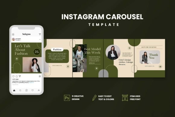 Talk Fashion Instagram Carousel: A Practical Evaluation for Content Creators