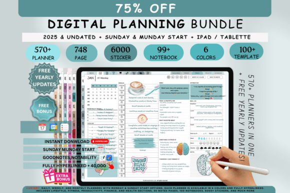 Why the Ultimate All-in-One Digital Planner 2025 Stands Out from the Rest